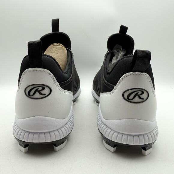 Rawlings Mens Roster 174931 Baseball Cleats Size 8 Black White NWOB main image 9